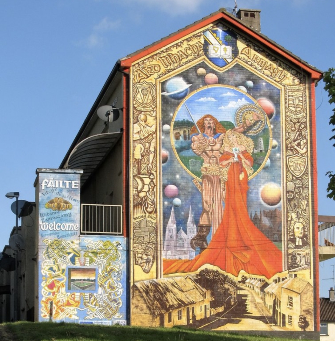 Upper Irish Street Cuchulainn and the Goddess Macha